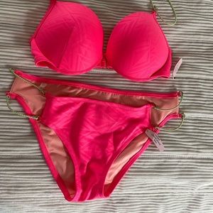 Victoria Secret NWT Hot Pink Bikini
